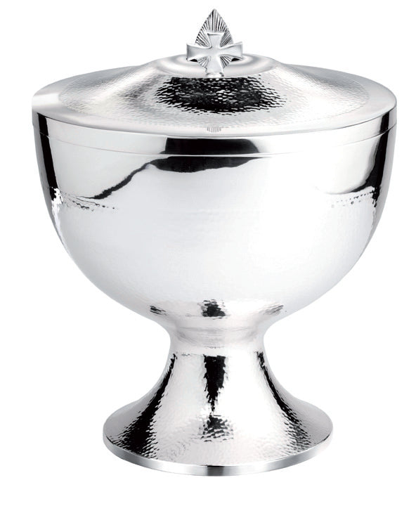 Hammered with Oxidized Decoration Ciborium