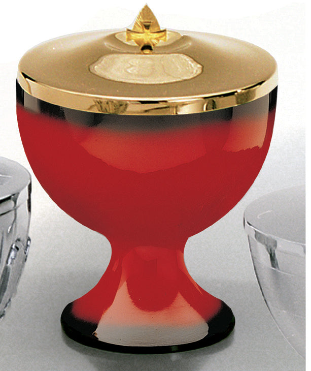 Red Enameled Ciborium