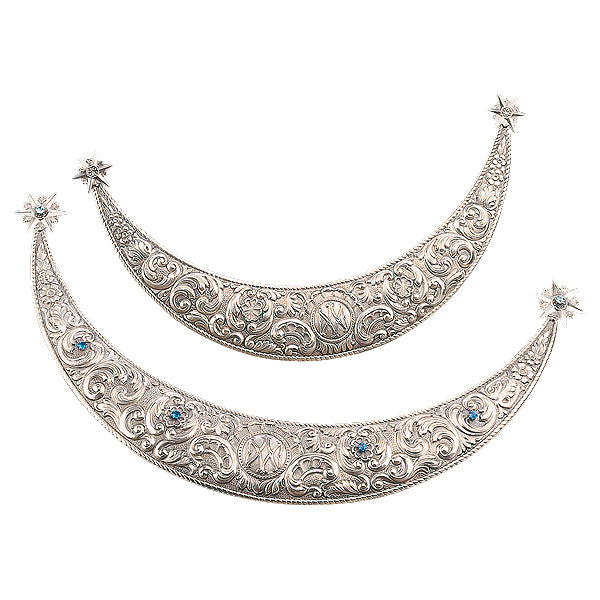 Ornamental Half-Moon for Statues | Two Sizes