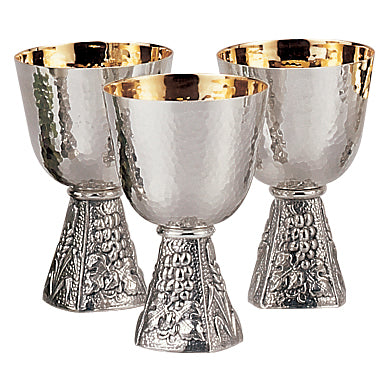 Grape & Wheat Motif Serving Chalice