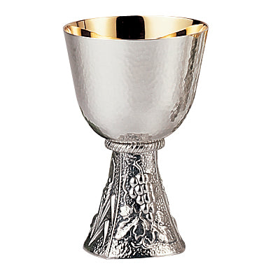 Calice et Patène (15,8 cm) Motif Épis de Blé et Grappes de Raisin