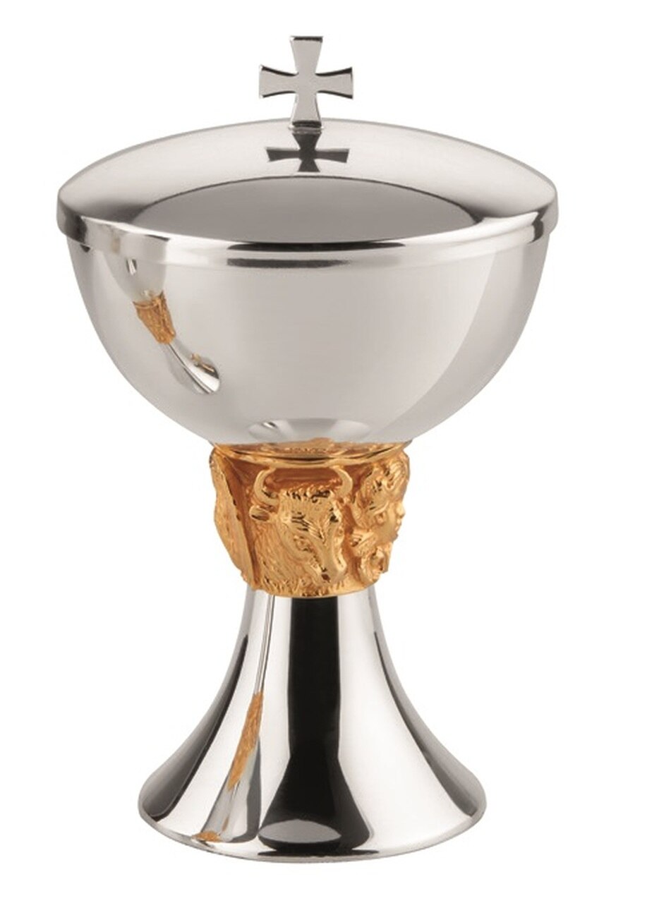 4 Evangelists Two-Toned Ciborium