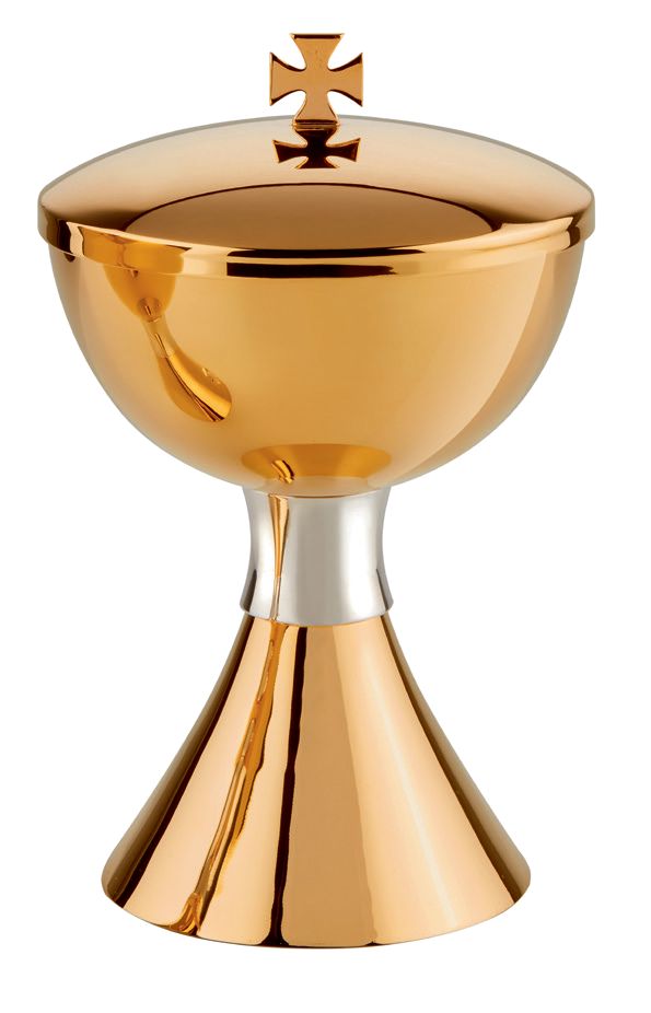 Contemporary Two-Tone Ciborium