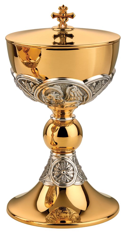 4 Evangelists Motif Floral Decorated Ciborium Only
