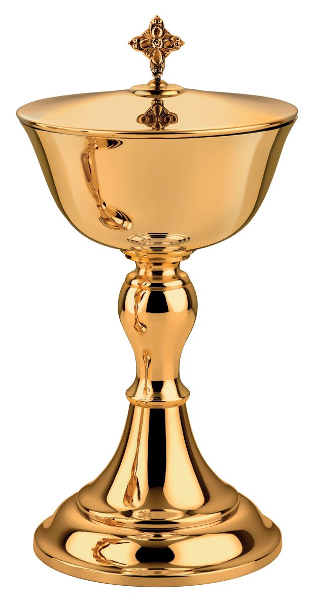 Hammered Node Ciborium (9" Ht)