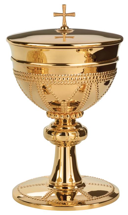"The Visigoth" Ciborium (8-1/2" Ht with Node)