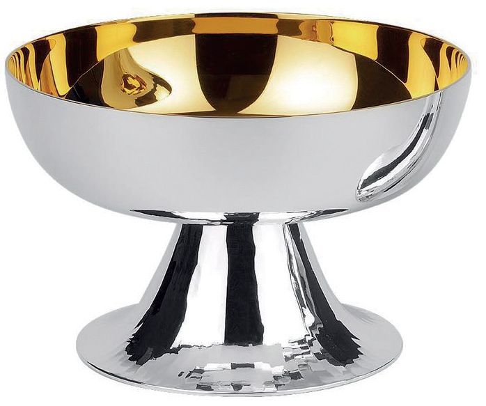 Hand Chiseled Open Ciborium (3-7/8" Ht)