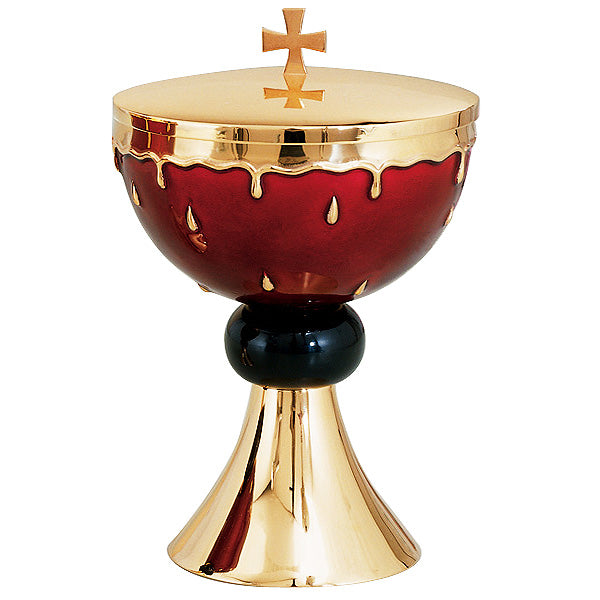 Drops of Blood Enameled Ciborium