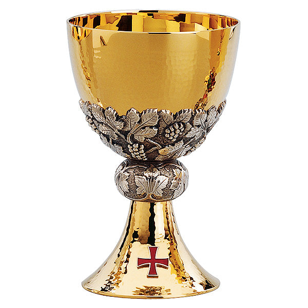 Grapevine Motif Chalice & 6-1/2" Bowl Paten