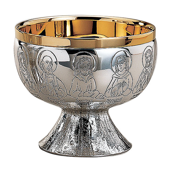 12 Apostles Motif Hand-Engraved Open Ciborium