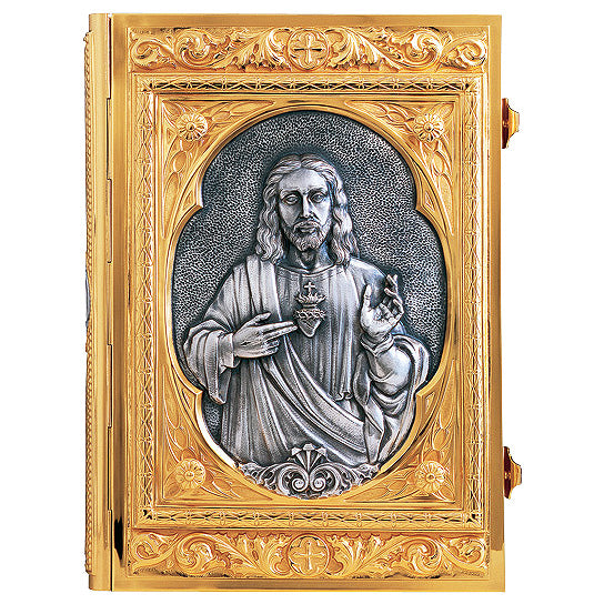 "Sacred Heart" Book of Gospels Book Cover