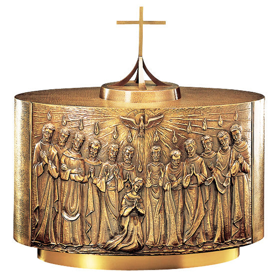 Oval Pentecost Motif Tabernacle