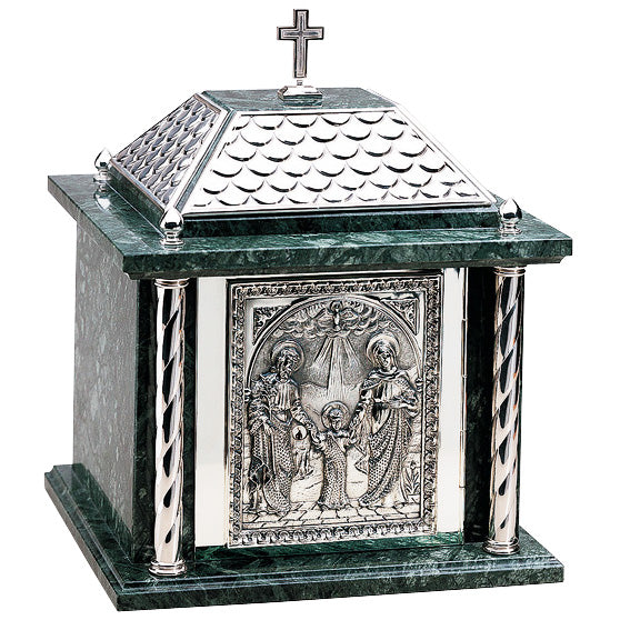 Tabernacle Domed Green Marble
