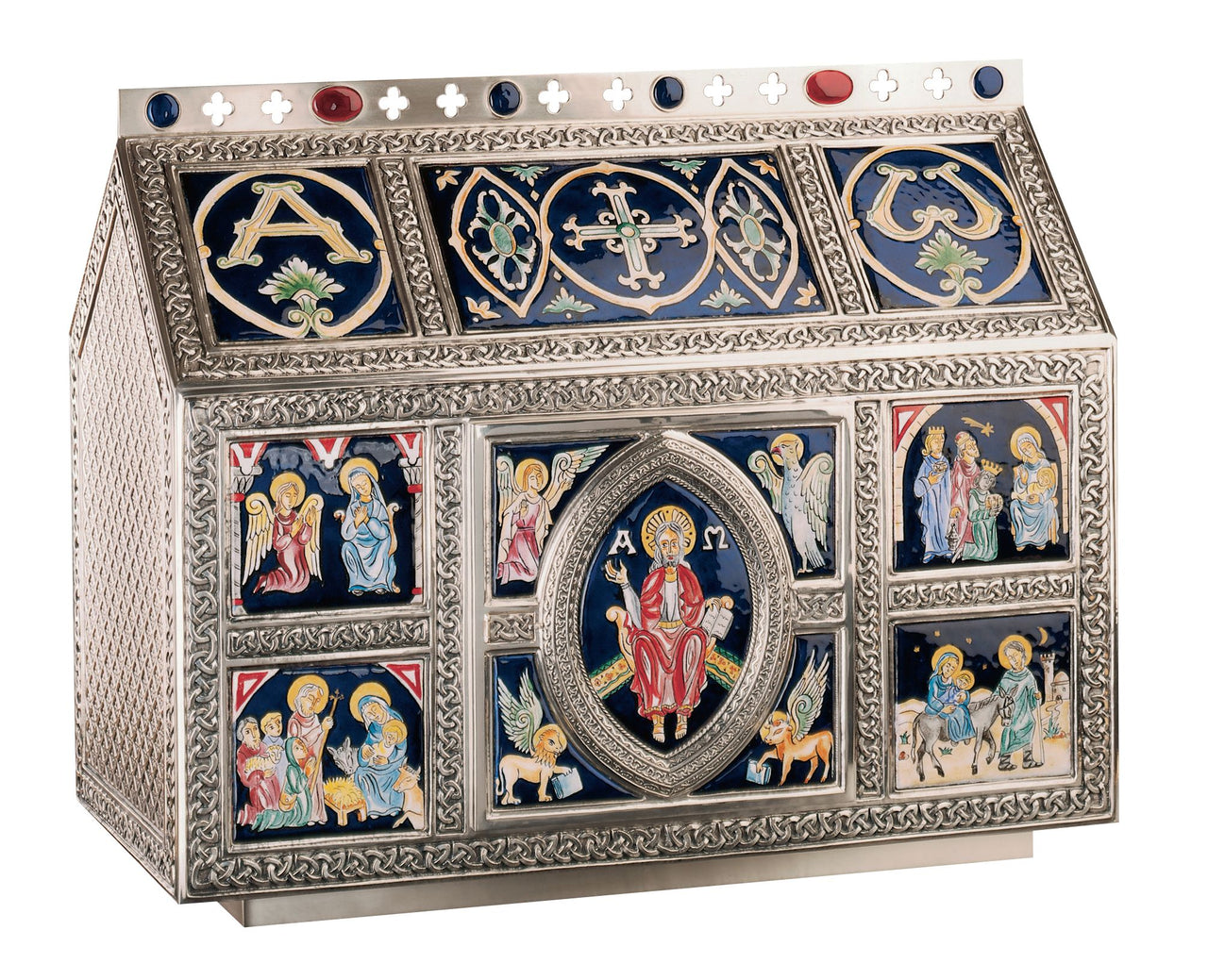Chest Type Celtic Filigree Tabernacle (19-1/2" x 24" x 11-1/4")