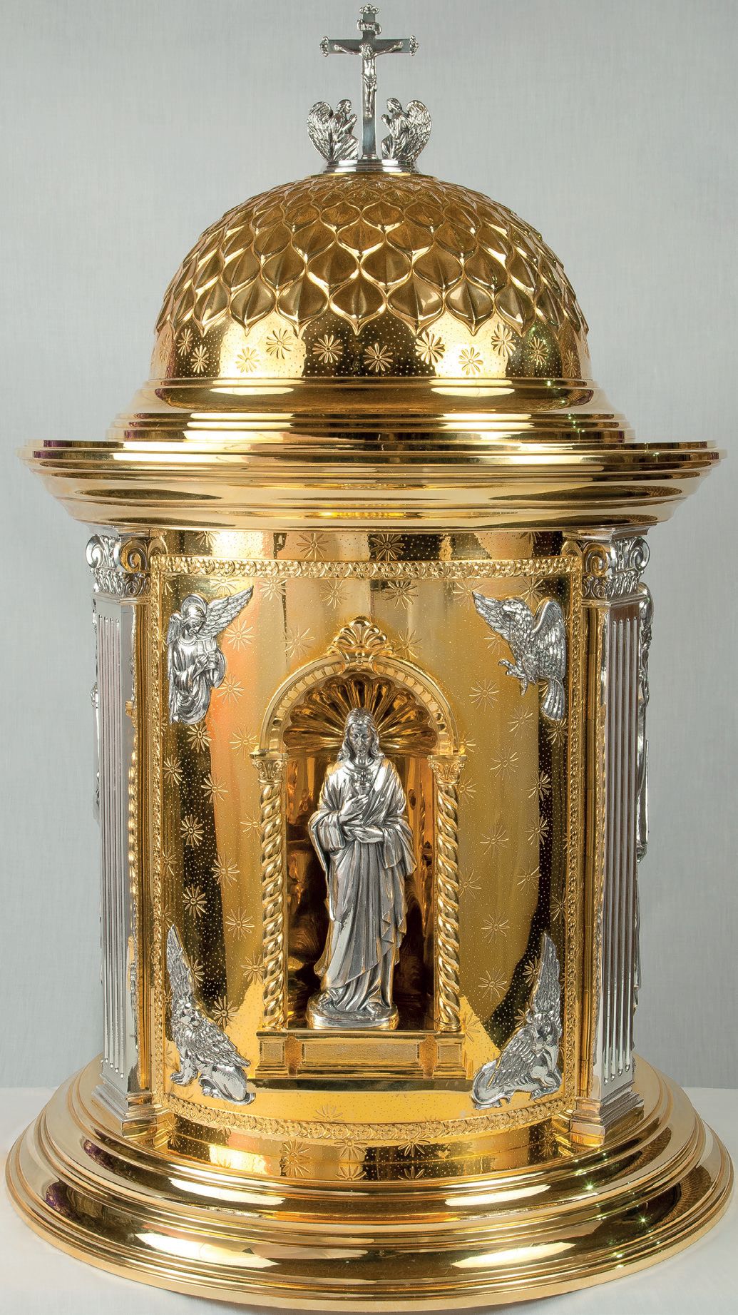 Neo-Classic Sacred Heart & 4 Evangelists Tabernacle