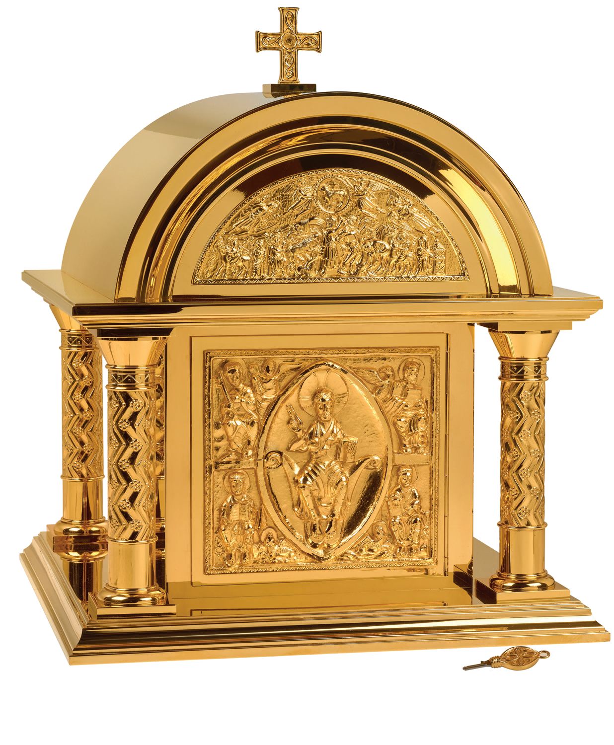 Romanesque Tabernacle with Pantocrator and Four Evangelists