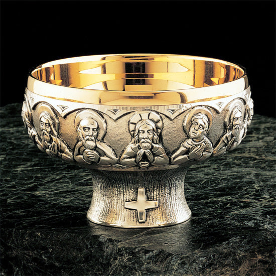 Last Supper Motif Open Ciborium