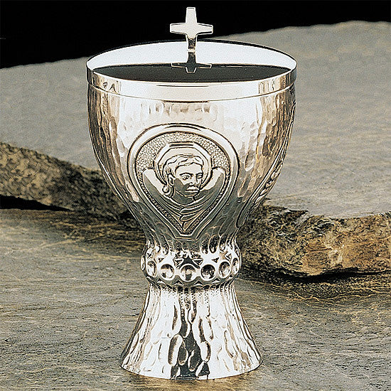 Silver Plated 4 Evangelists Motif Ciborium