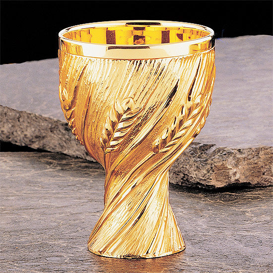 Wheat Motif Chalice & Scale Paten