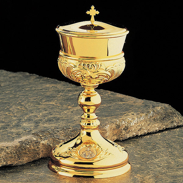 Baroque Ornamentation with Medallions Ciborium