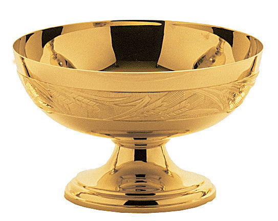 Wheat & Grape Motif Open Ciborium