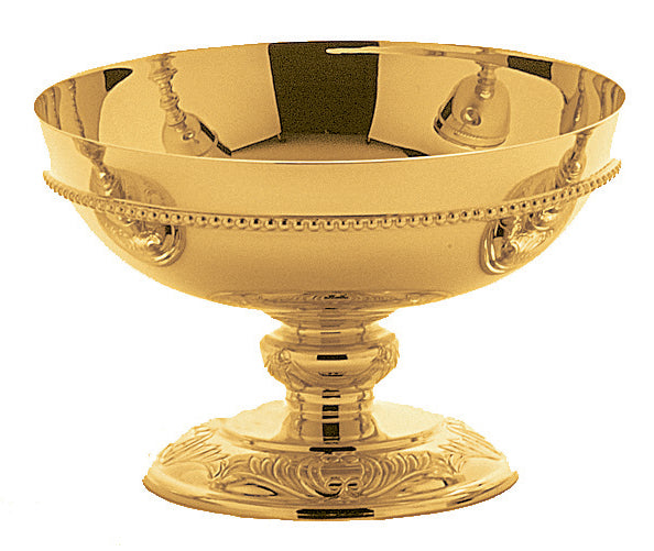 Chiseled Ornamentation Open Ciborium - Gold Plated