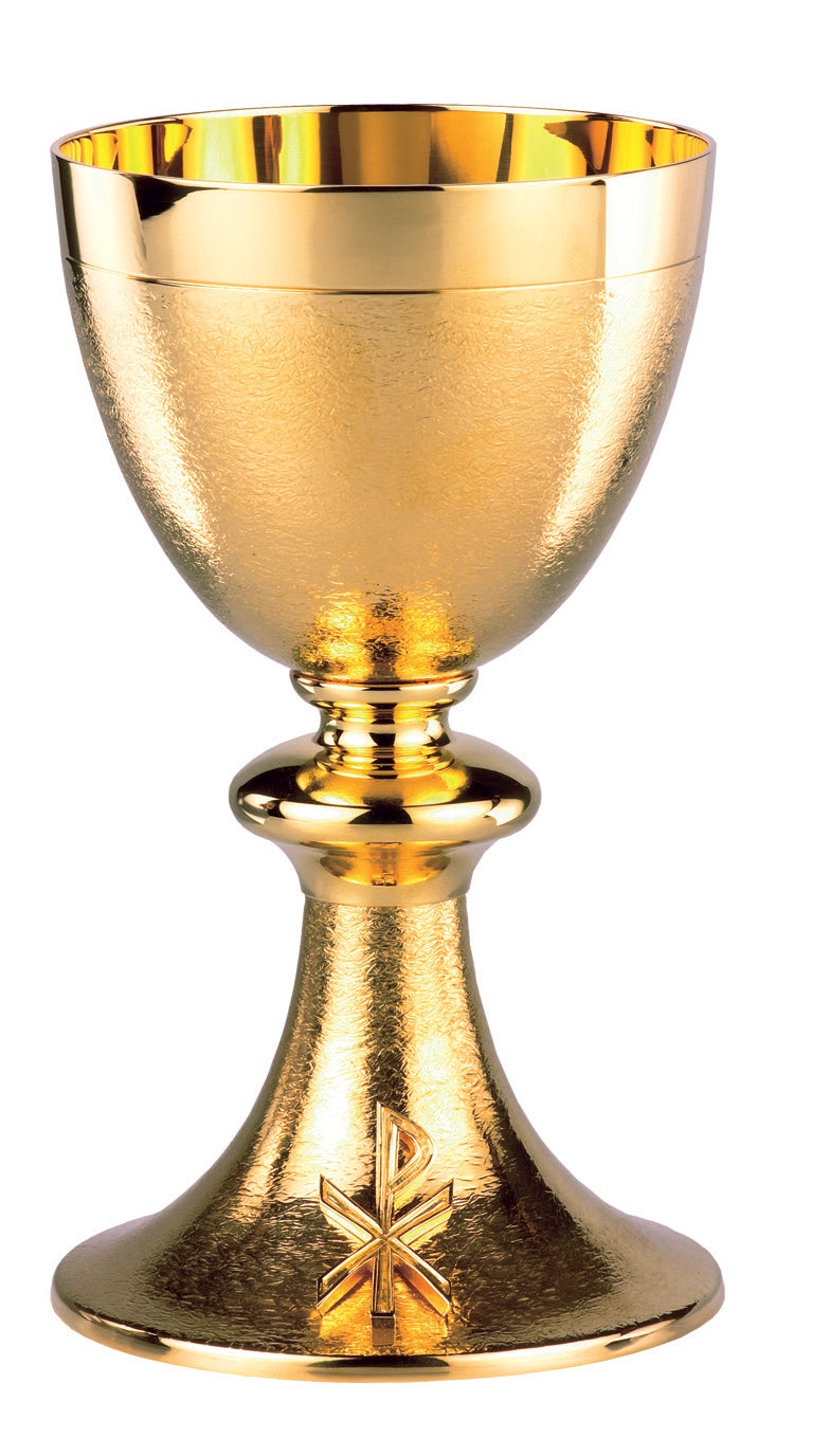 Calice Artimetal Motif Chi Rho Seulement