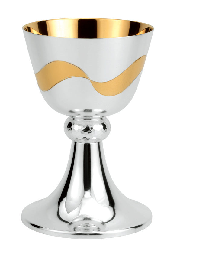 Wave Motif Chalice & Scale Paten