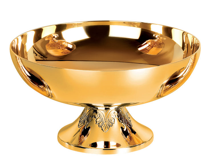 Chiseled Leaf Motif Open Ciborium