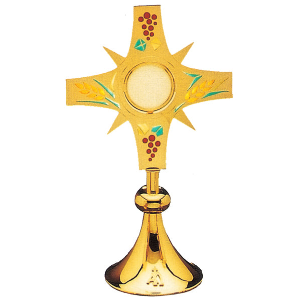 Grape & Wheat Motif Monstrance