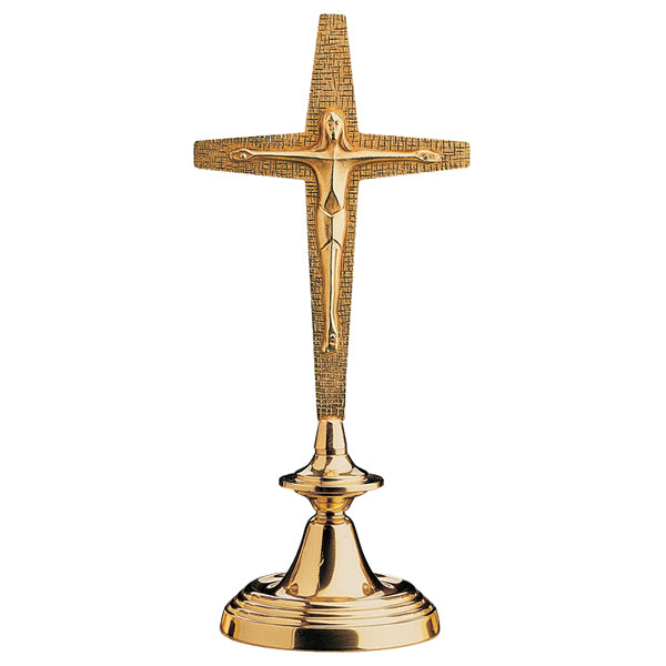 Brass Altar Crucifix