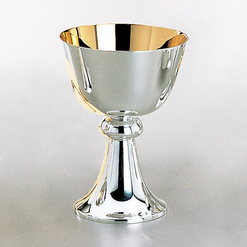 Calice en laiton plaqué argent uniquement