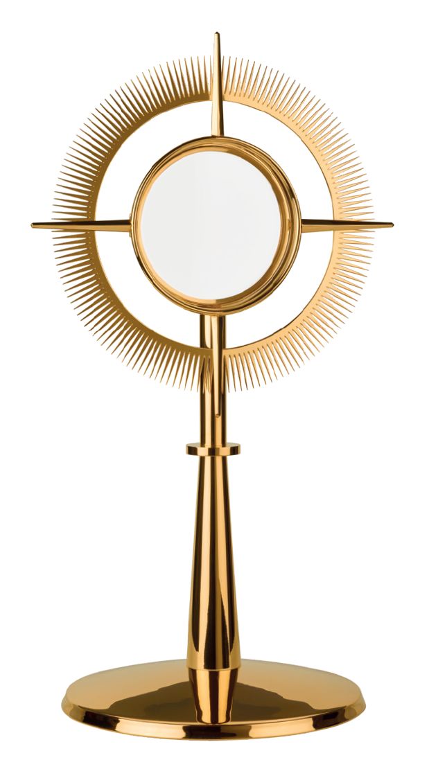 Enameled Halo Monstrance - Large Luna
