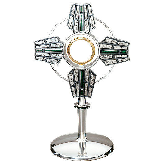 Green Enamel Monstrance