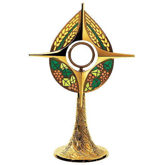 Wheat & Grape Ornamentation Monstrance