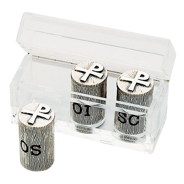 Oil Stock Set w/Lucite Container