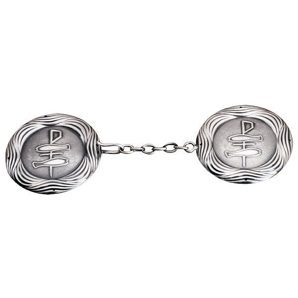Rho Tau & Fish Clergy Cope Clasp