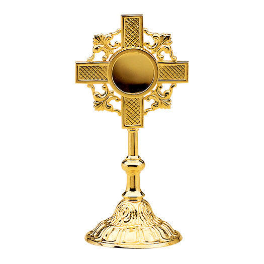 Fleur De Lys Maltese Cross Reliquary