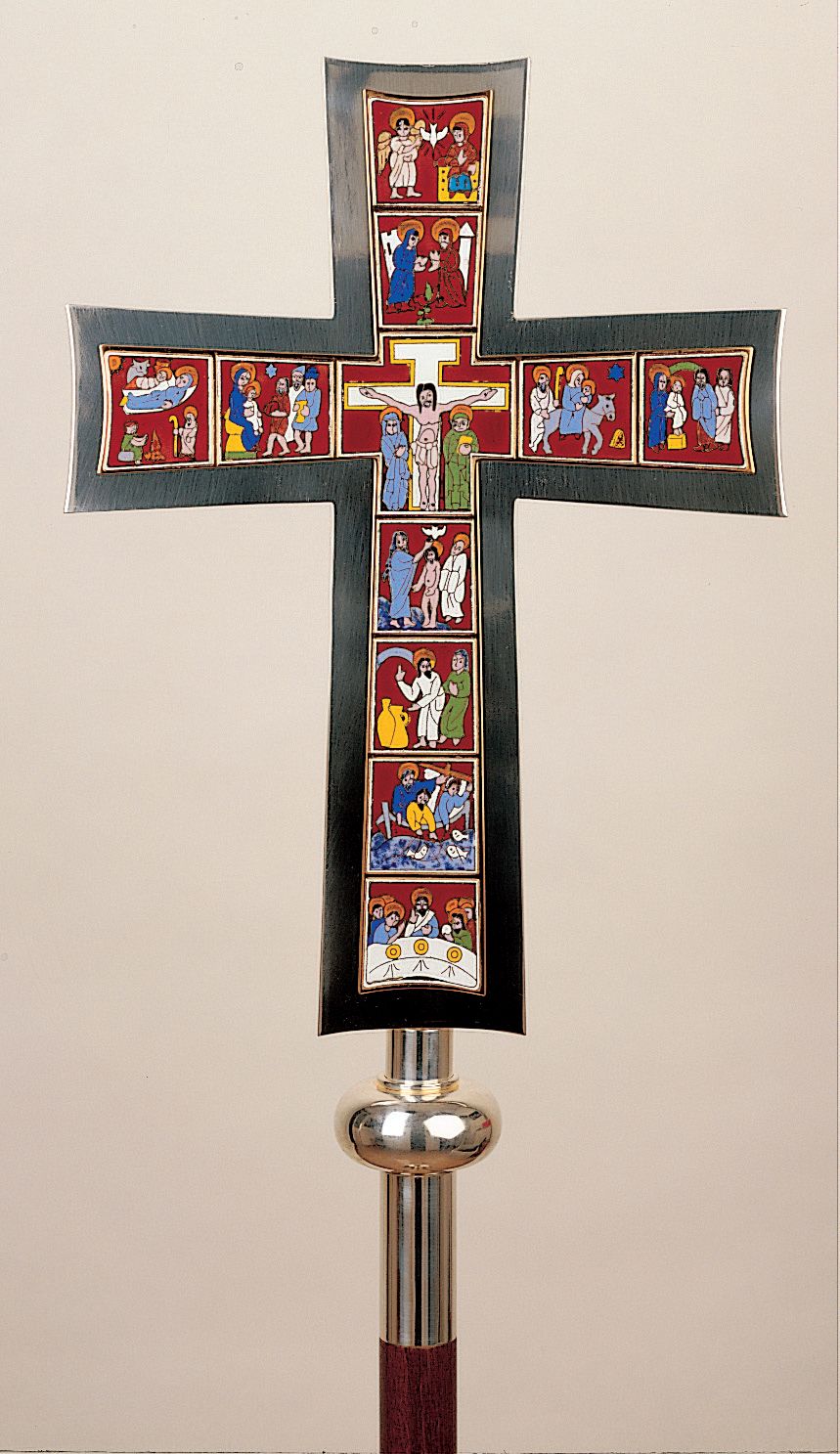 Enameled Standing Cross