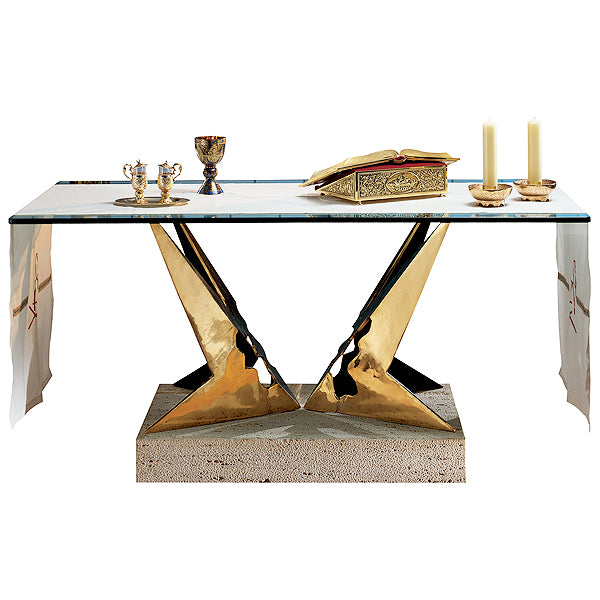 Bronze & Marble Altar of Sacrifice