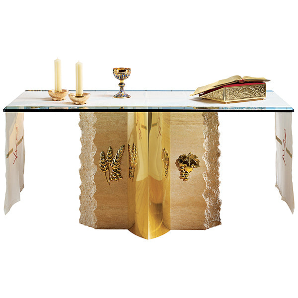Bronze & Marble Altar of Sacrifice