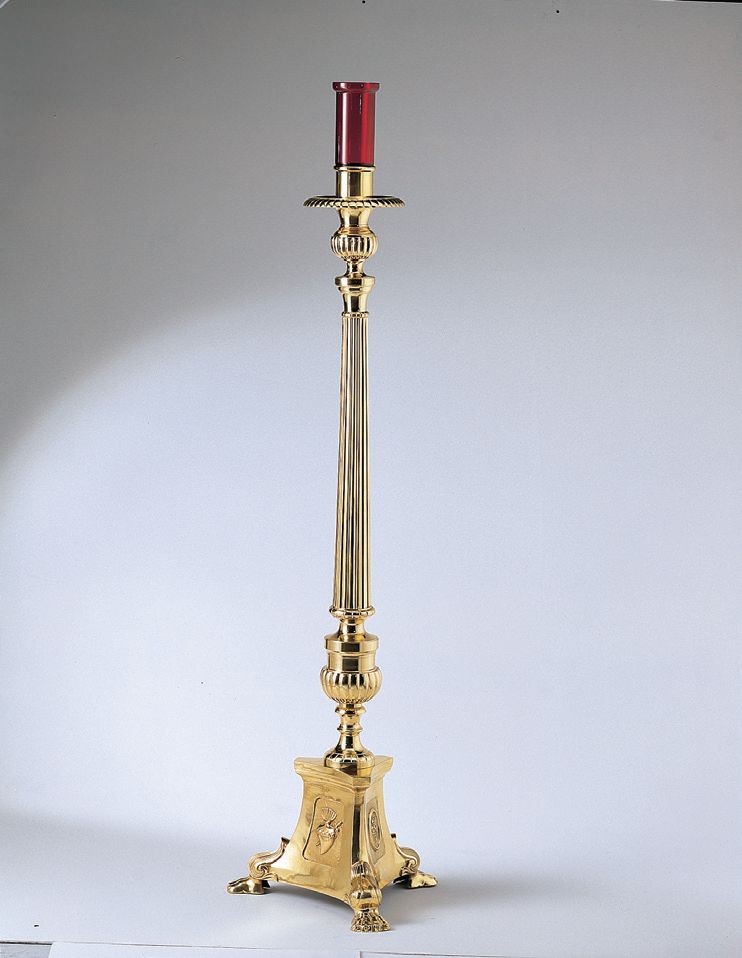 Chandelier d'autel sur pied