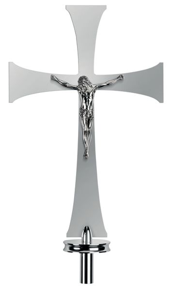 Standing Floor Processional Cross/Crucifix Without Base