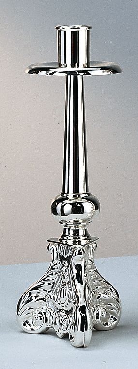 Processional Canopy Silver Plated Candlestick