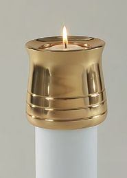 Standard Style Pontifical Candle Burner/Follower