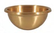 Bronze Bowl for Holy Water Font - 3 Sizes