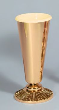 Vase d'autel en bronze à finition combinée : style 1936 - 2 tailles