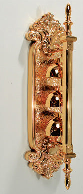 Pull Sanctuary Bells - Concealed Mechanism: 2180 Style - Backplate: 18" x 5"