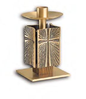 Chandelier en bronze avec croix : style 2155