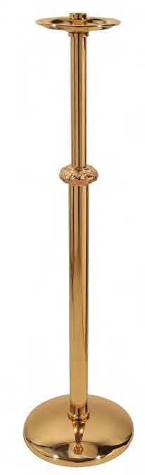 Chandelier fixe en bronze : Style 2384 - Hauteur 44"